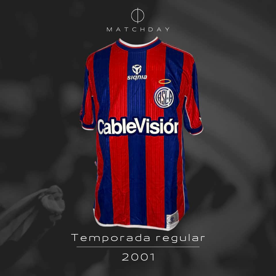 Leonardo Di Lorenzo – San Lorenzo – Torneo Clausura 2001 – MATCH WORN - Imagen 4
