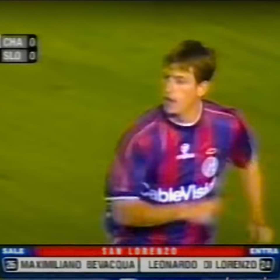 Leonardo Di Lorenzo – San Lorenzo – Torneo Clausura 2001 – MATCH WORN - Imagen 12