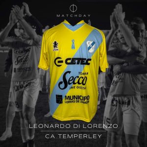 Leonardo Di Lorenzo - Temperley - Copa Argentina 2018 - MATCH WORN