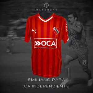 Emiliano Papa - Independiente - Campeonato Primera División 2015 - MATCH WORN