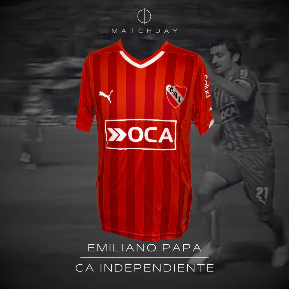 Emiliano Papa – Independiente – Campeonato Primera División 2015 – MATCH WORN