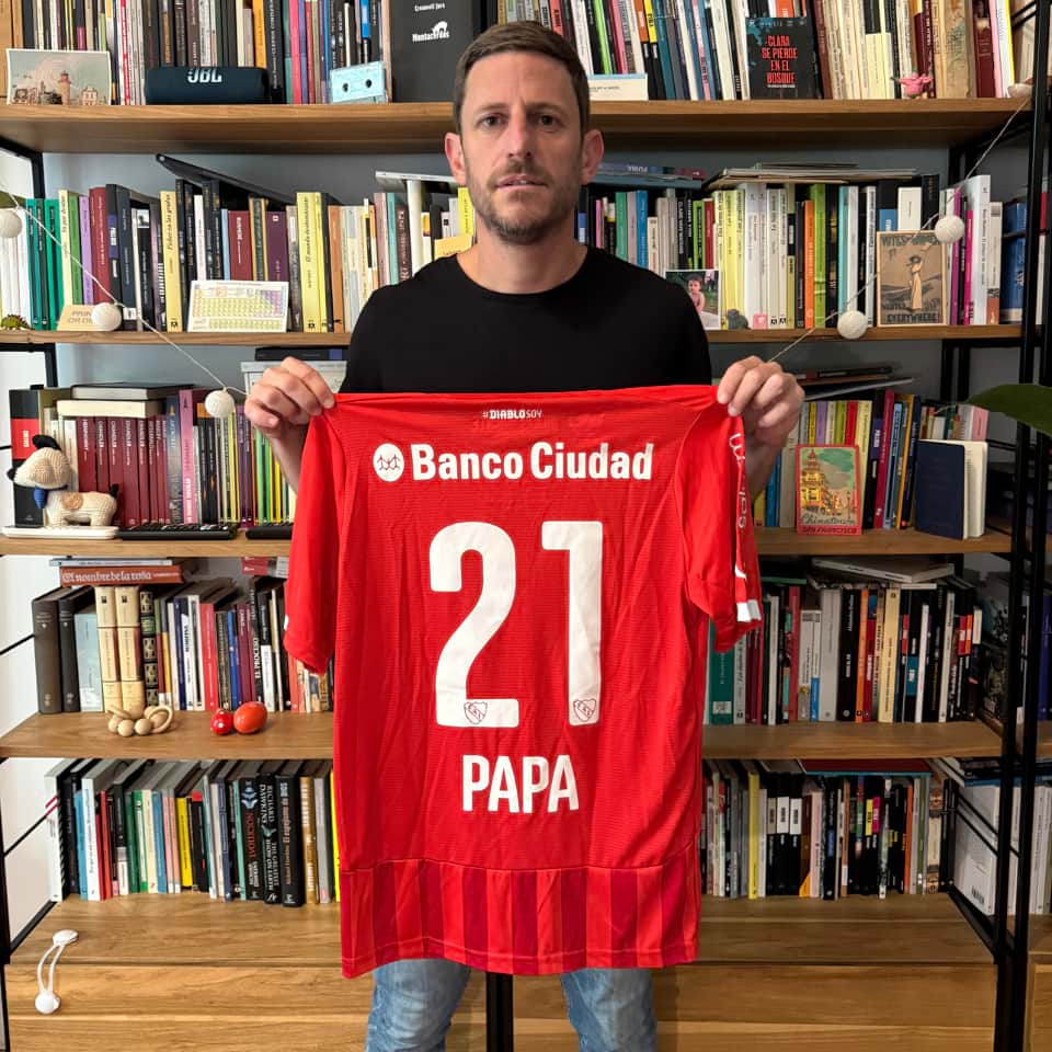 Emiliano Papa – Independiente – Campeonato Primera División 2015 – MATCH WORN - Imagen 6
