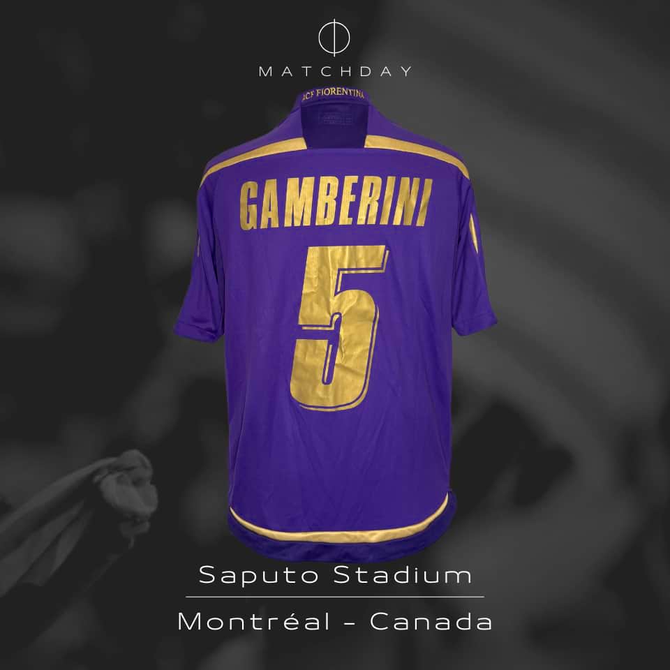 Alessandro Gamberini – ACF Fiorentina FIFA GAME 2010 – MATCH WORN - Imagen 5