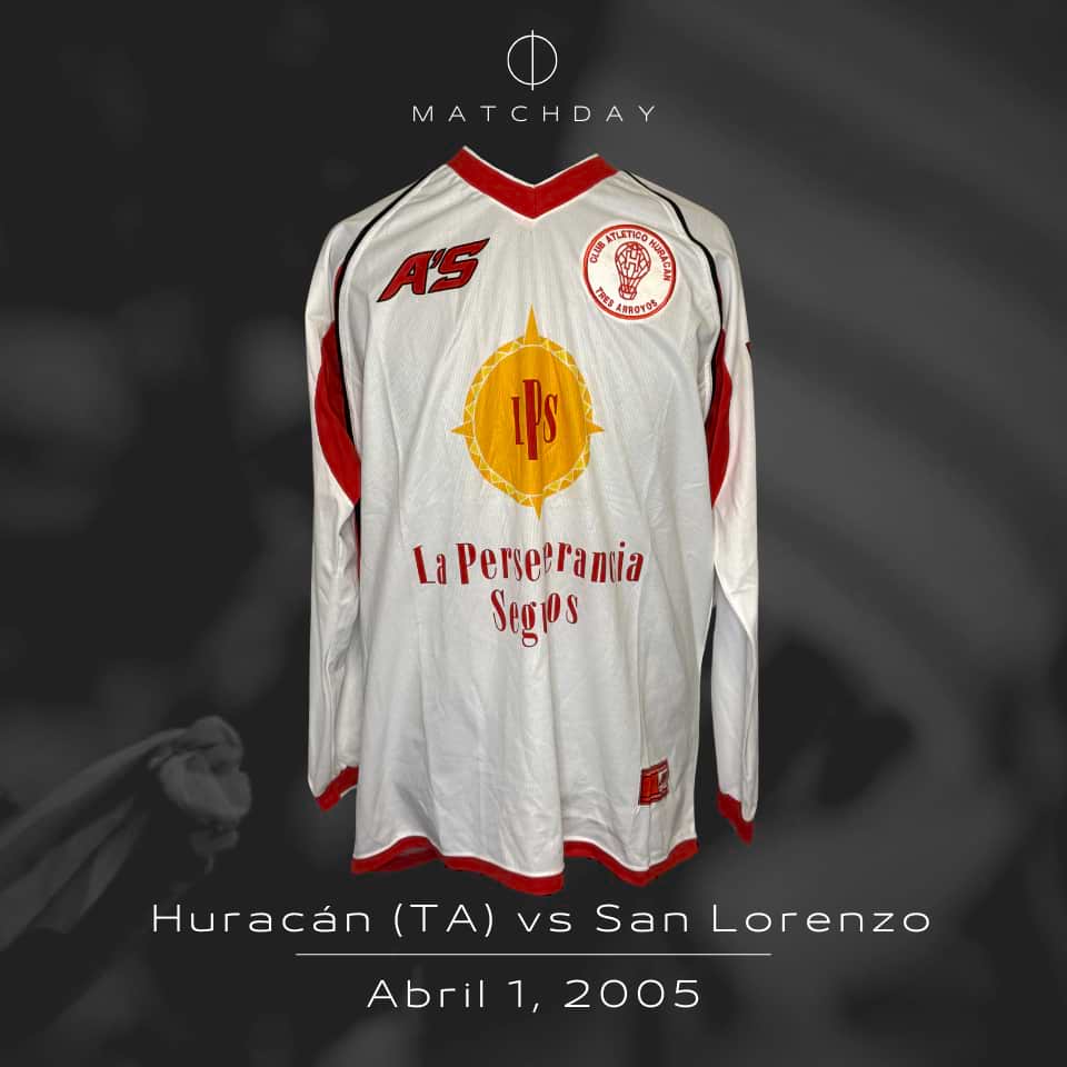 Pablo Lavallén – Huracán de Tres Arroyos – Torneo Clausura 2005 – MATCH WORN - Imagen 4