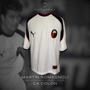 Martin Romagnoli - Colón - Torneo Apertura 2000 - MATCH WORN