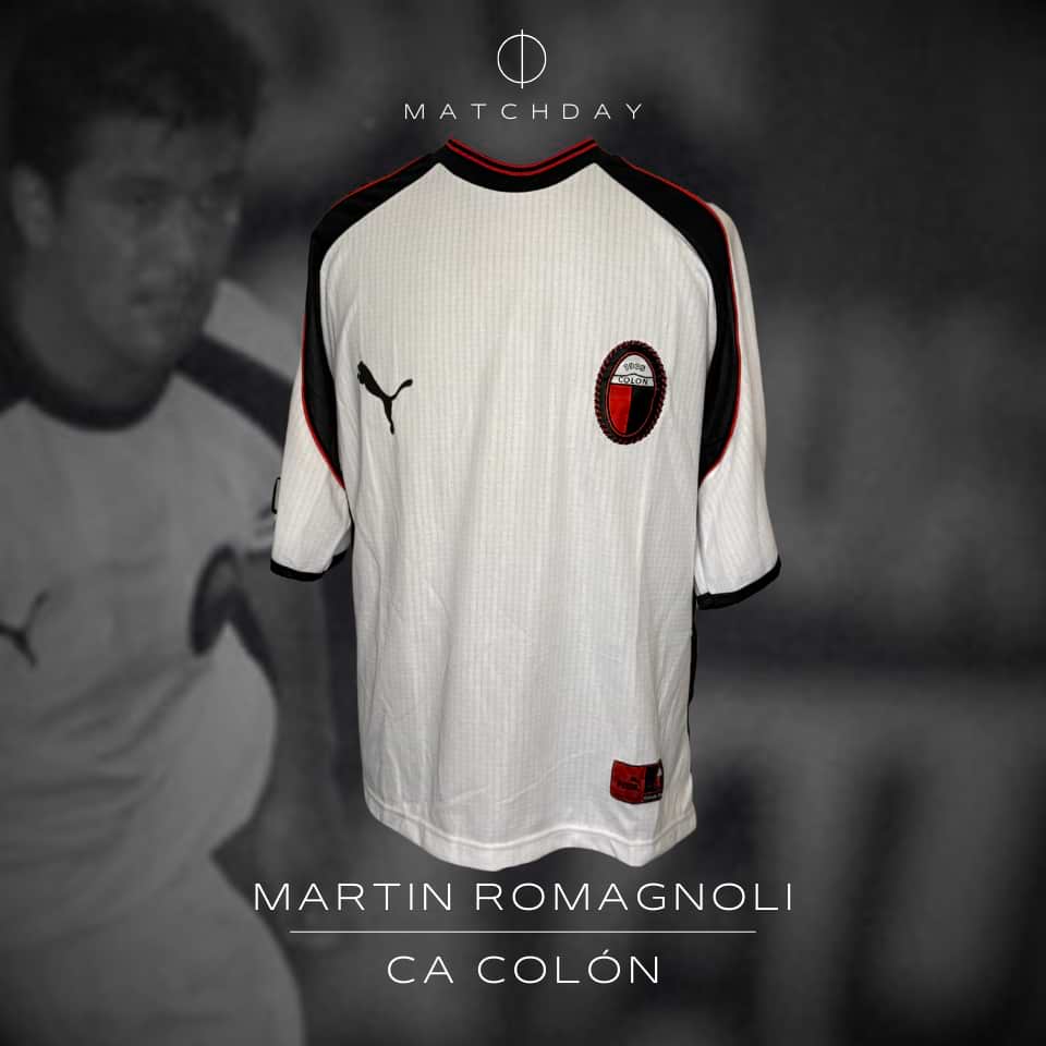 Martin Romagnoli – Colón – Torneo Apertura 2000 – MATCH WORN