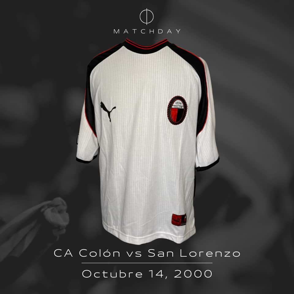 Martin Romagnoli – Colón – Torneo Apertura 2000 – MATCH WORN - Imagen 4