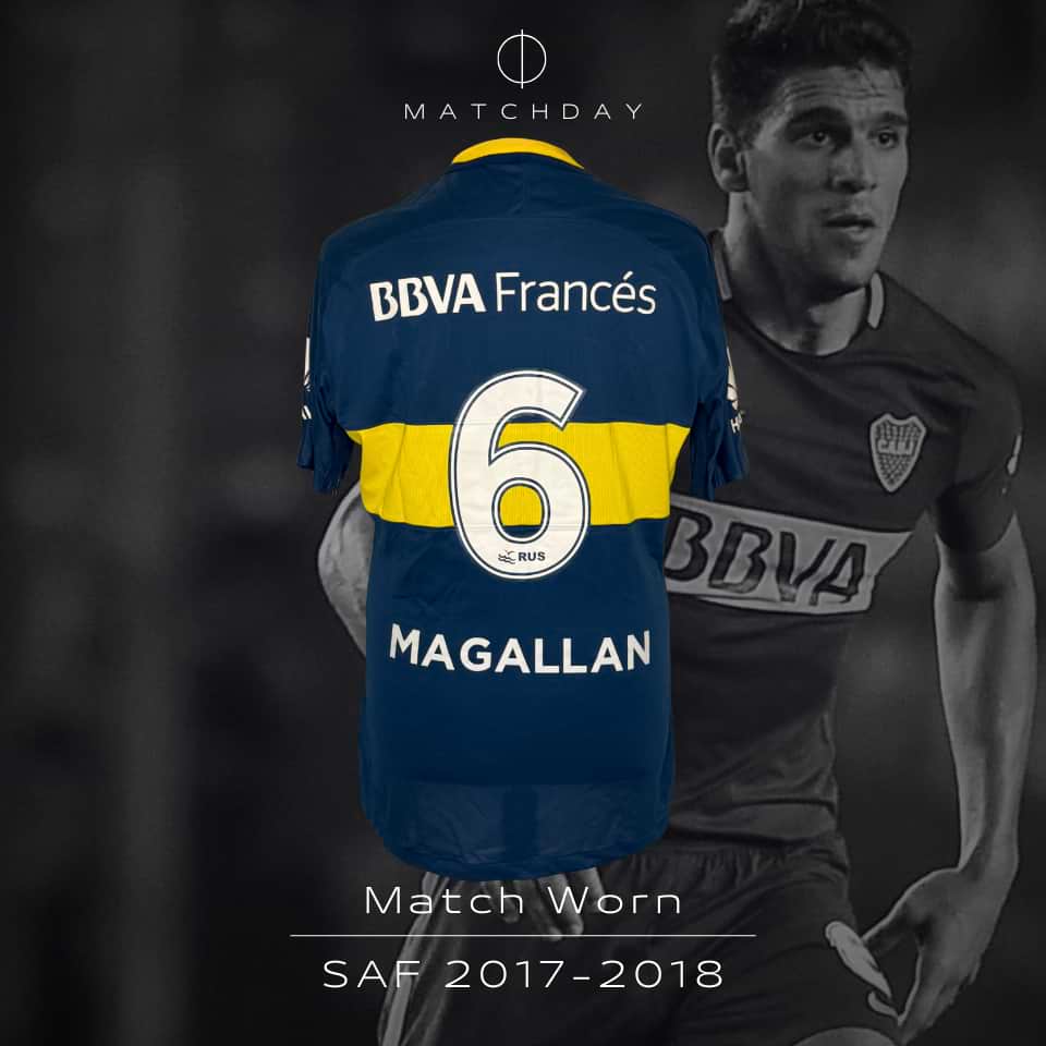 Lisandro Magallán – Boca Juniors – Campeonato Primera División 2018 – MATCH WORN - Imagen 3