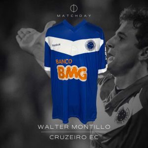 Walter Montillo - Cruzeiro - Campeonato Brasileiro Série A 2011 - MATCH WORN