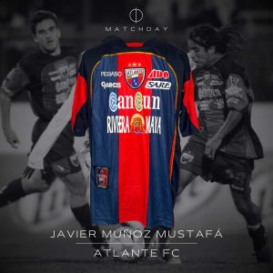 Javier Mustafá - Atlante FC - Concacaf Champions League 2008 - MATCH WORN