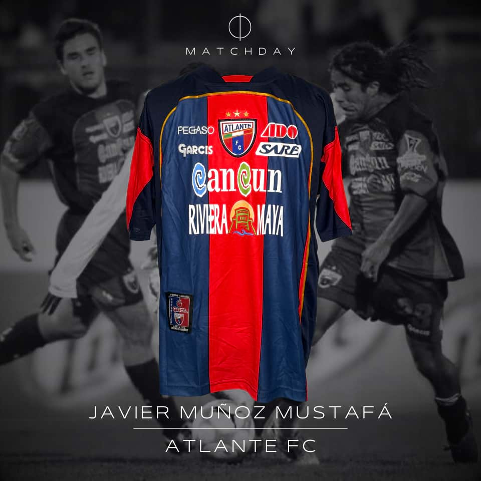 Javier Mustafá – Atlante FC – Concacaf Champions League 2008 – MATCH WORN