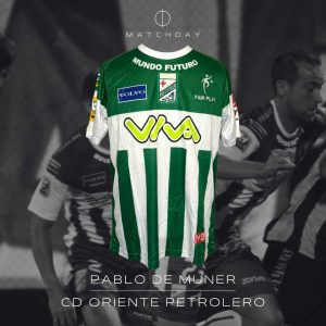 Pablo de Muner - Oriente Petrolero - Copa Sudamericana 2013 - MATCH WORN
