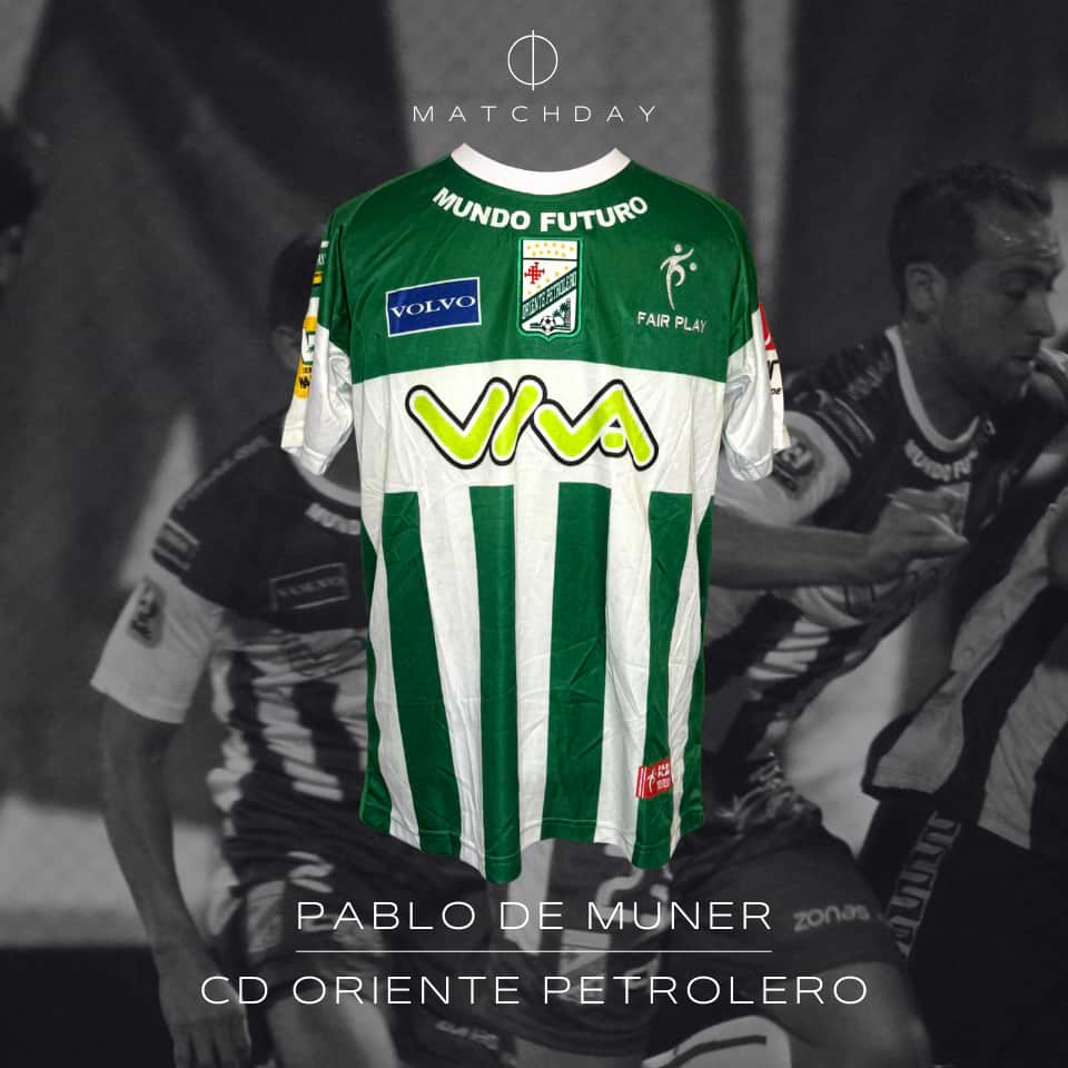 Pablo de Muner – Oriente Petrolero – Copa Sudamericana 2013 – MATCH WORN