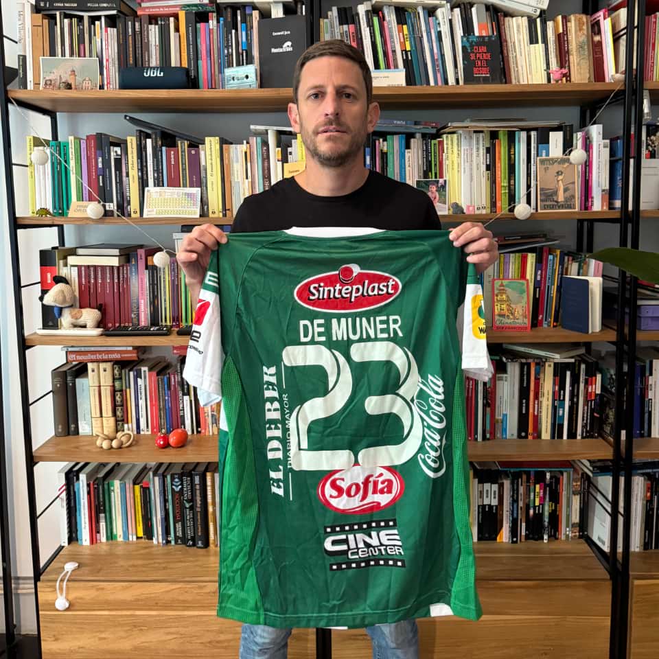 Pablo de Muner – Oriente Petrolero – Copa Sudamericana 2013 – MATCH WORN - Imagen 6