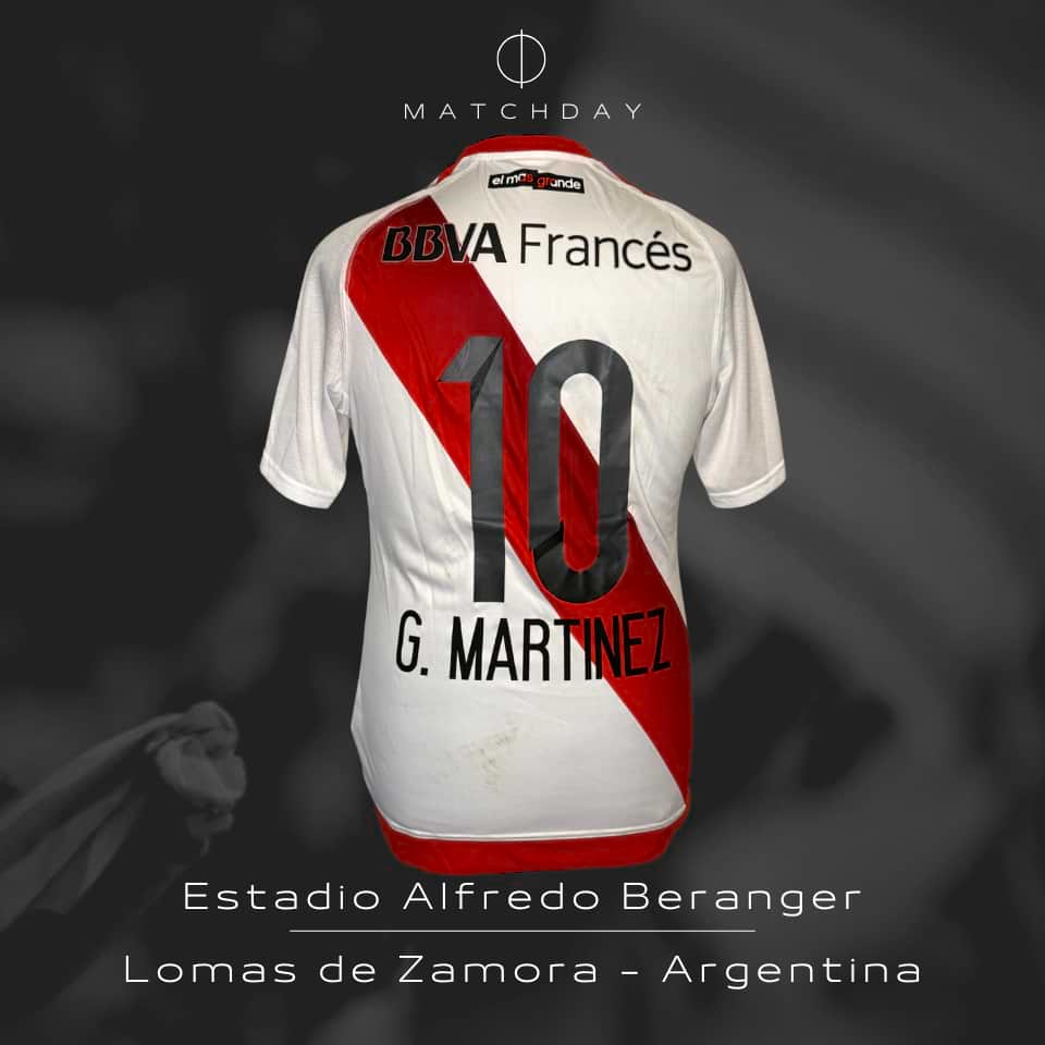 Gonzalo Martinez – River Plate – Campeonato Primera División 2017 – MATCH WORN - Imagen 5