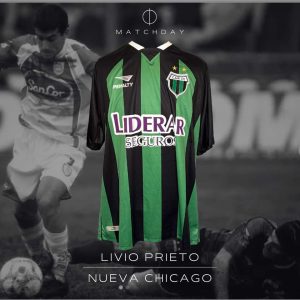 Livio Prieto - Nueva Chicago - Torneo Clausura 2004 - MATCH WORN