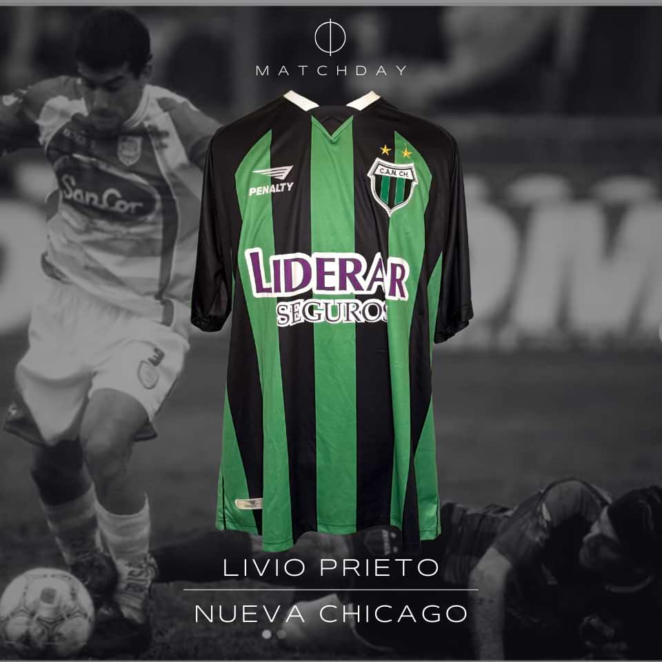 Livio Prieto – Nueva Chicago – Torneo Clausura 2004 – MATCH WORN