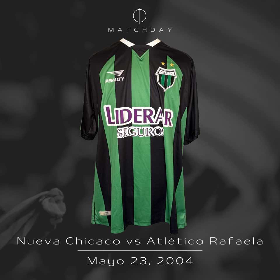 Livio Prieto – Nueva Chicago – Torneo Clausura 2004 – MATCH WORN - Imagen 4