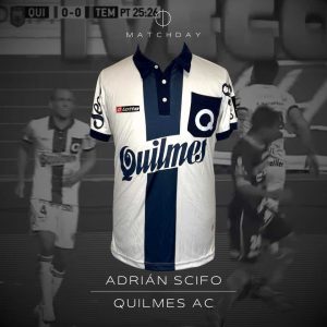 Adrián Scifo - Quilmes AC - Torneo Primera División 2015 - MATCH WORN