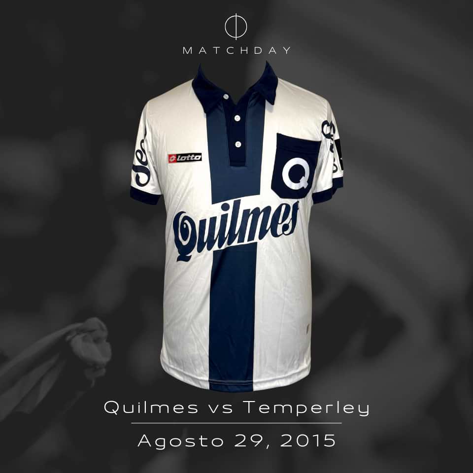Adrián Scifo – Quilmes AC – Torneo Primera División 2015 – MATCH WORN - Imagen 4