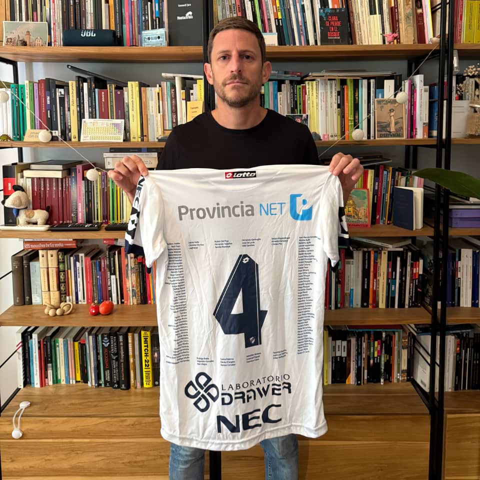 Adrián Scifo – Quilmes AC – Torneo Primera División 2015 – MATCH WORN - Imagen 6