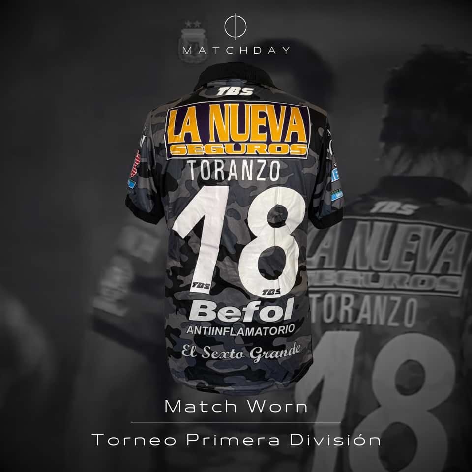 Patricio Toranzo – Huracán – Torneo de Primera Division 2015 – MATCH WORN - Imagen 3