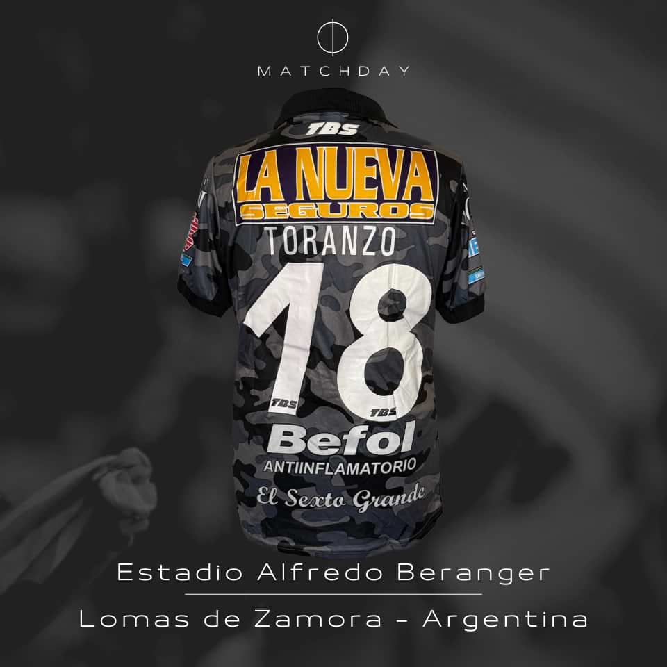 Patricio Toranzo – Huracán – Torneo de Primera Division 2015 – MATCH WORN - Imagen 5