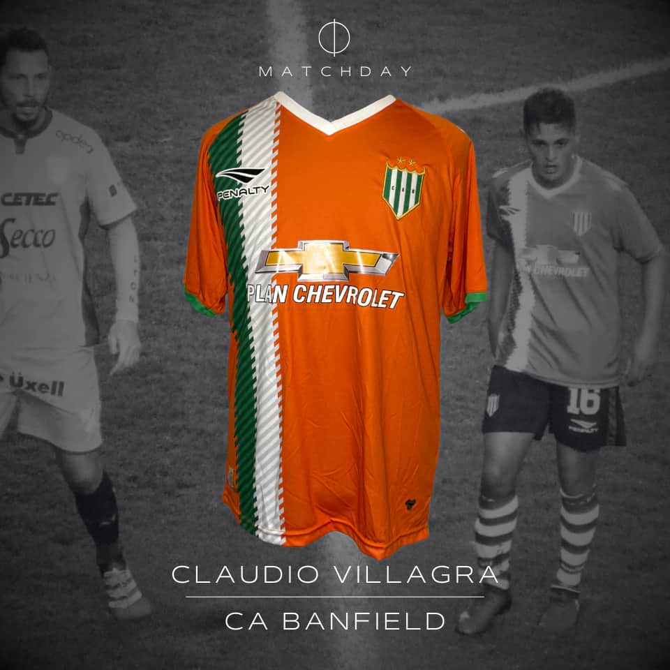 Claudio Villagra – Banfield – Campeonato Primera División 2017 – MATCH WORN