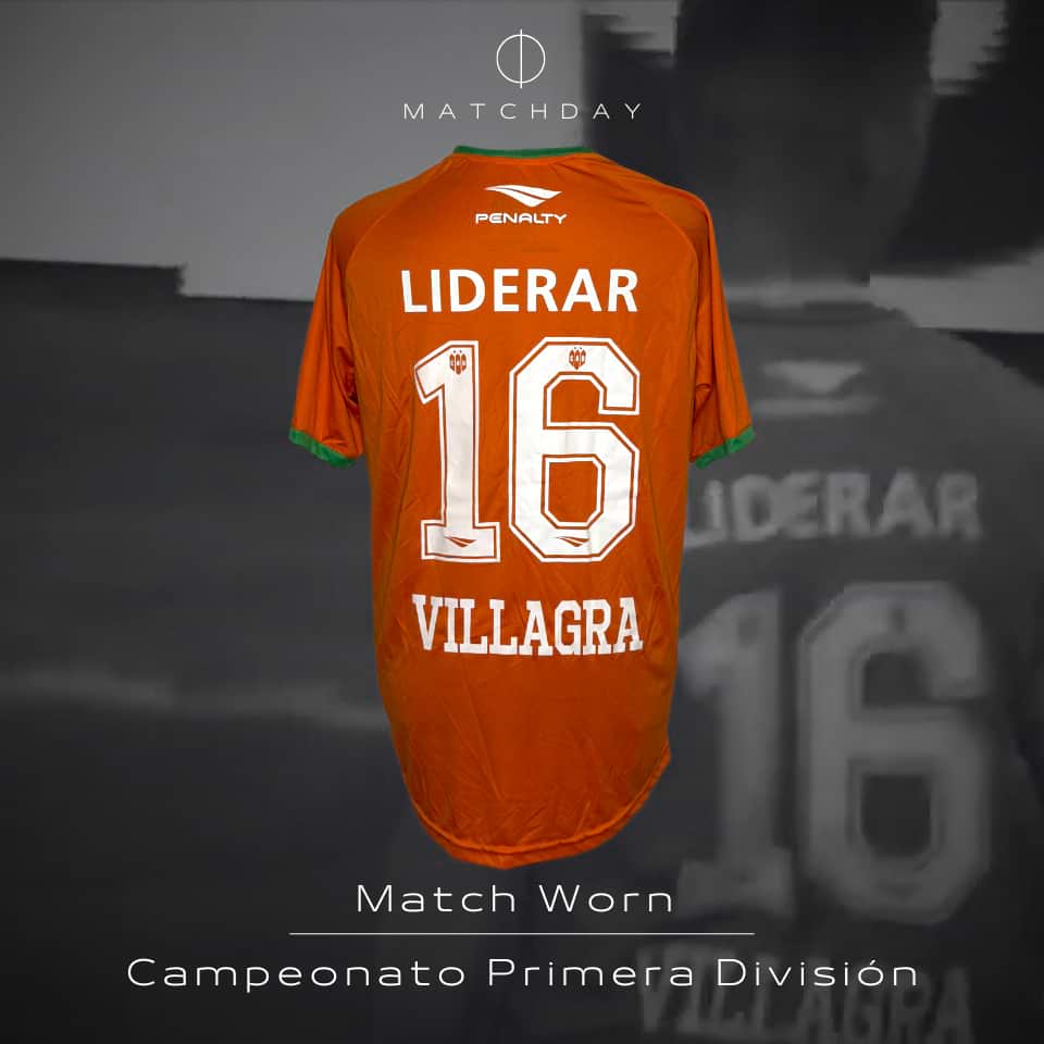 Claudio Villagra – Banfield – Campeonato Primera División 2017 – MATCH WORN - Imagen 3