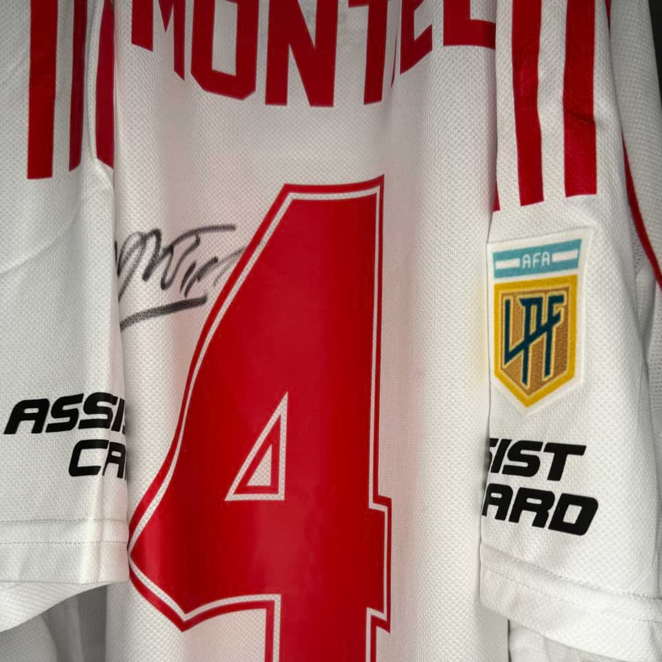 Gonzalo Montiel – River Plate – Torneo Apertura 2025 – MATCH WORN UNWASHED & SIGNED - Imagen 13