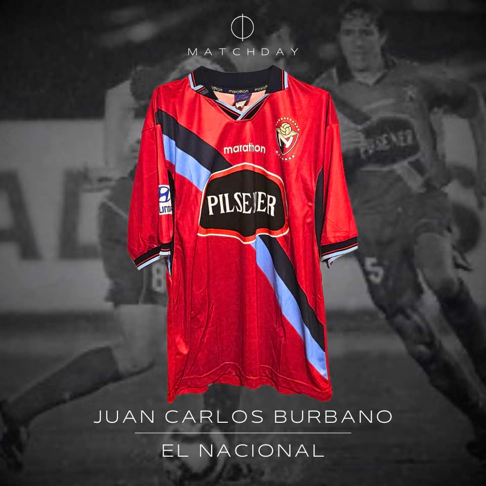 Juan Carlos Burbano – El Nacional 2002 – Match Worn