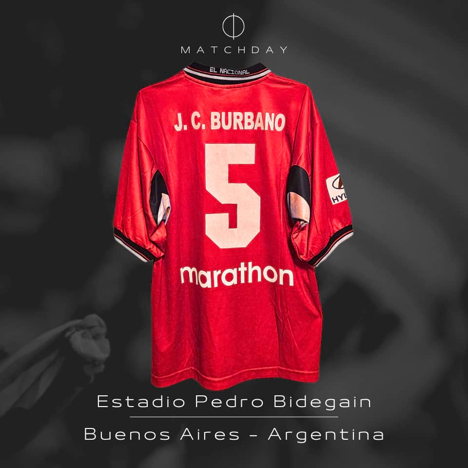 Juan Carlos Burbano – El Nacional 2002 – Match Worn - Imagen 5