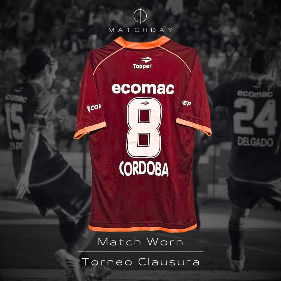 Matías Córdoba – Club Deportes la Serena – Torneo Clausura 2012 – Match Worn - Imagen 3