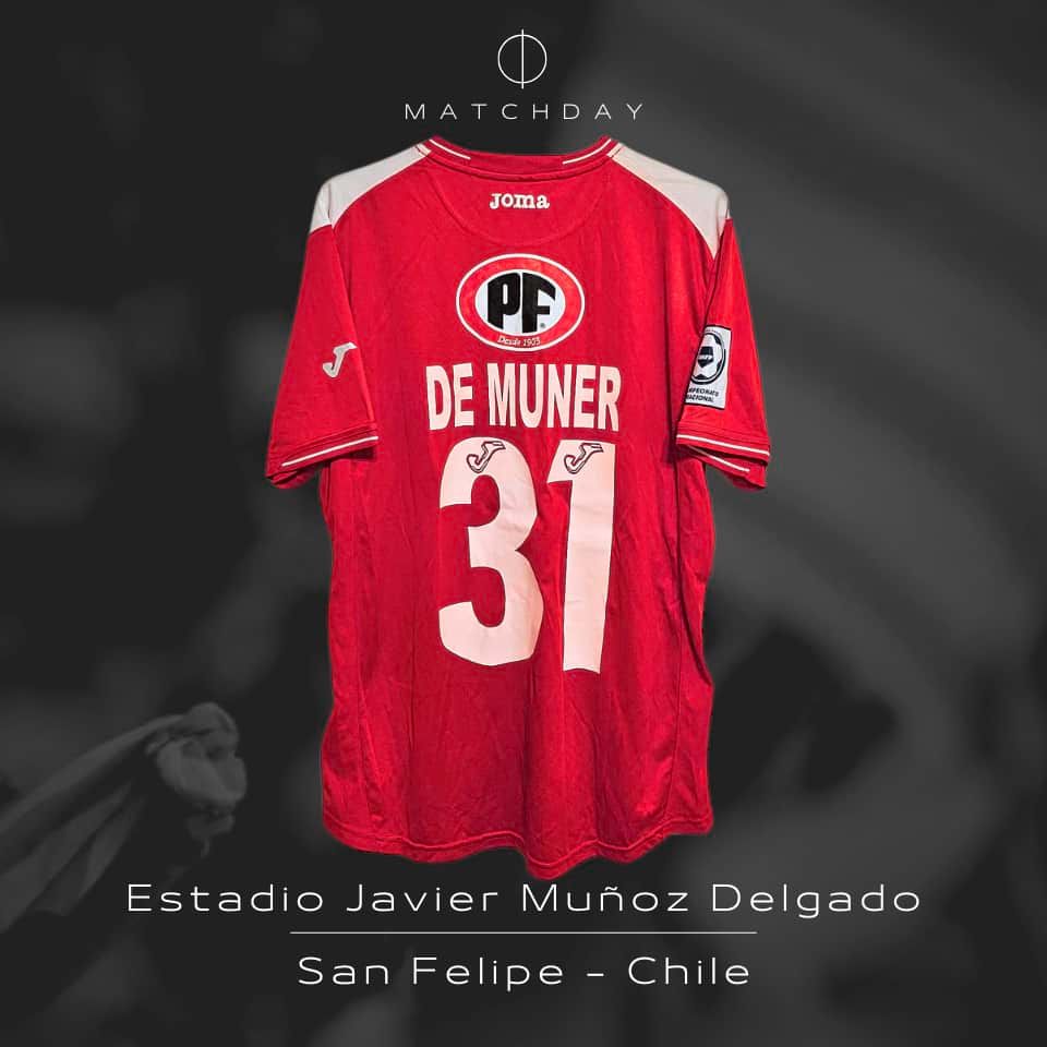 Pablo de Muner – Club Deportivo Unión San Felipe 2012 – Match Worn - Imagen 5