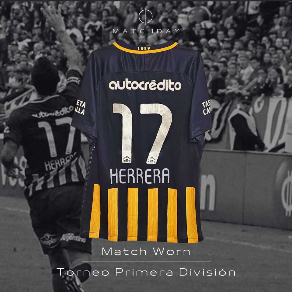 Germán Herrera – Rosario Central – Campeonato Primera División 2017 – Match Worn - Imagen 3