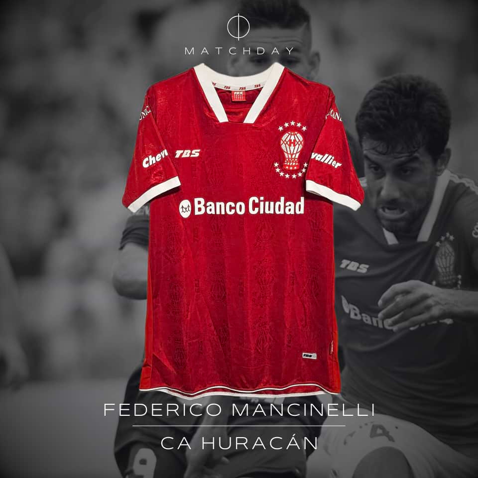 Federico Mancinelli – Huracán – SAF 2018 – Match Worn in bench