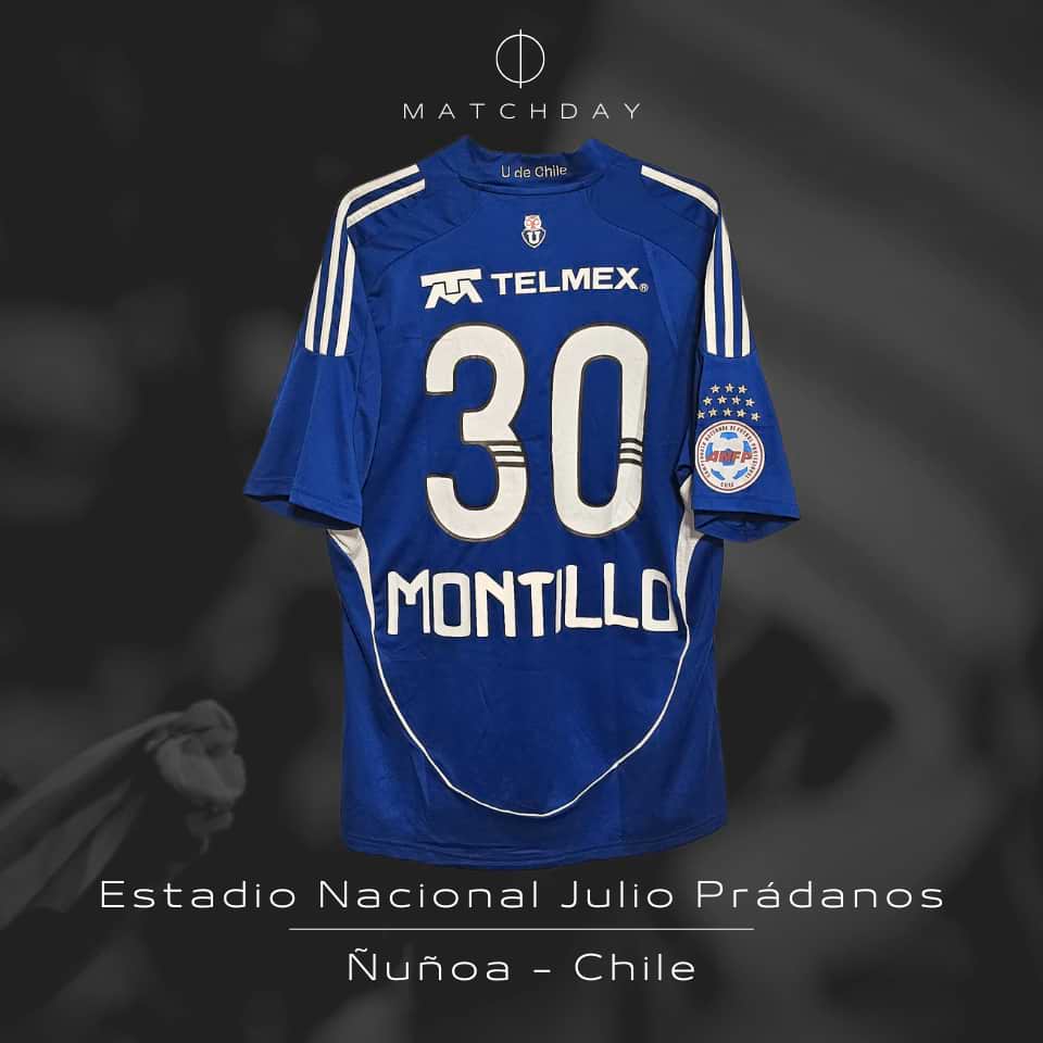 Walter Montillo – Universidad de Chile 2008 – Match Worn - Imagen 5