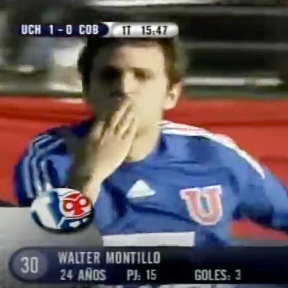 Walter Montillo – Universidad de Chile 2008 – Match Worn - Imagen 10