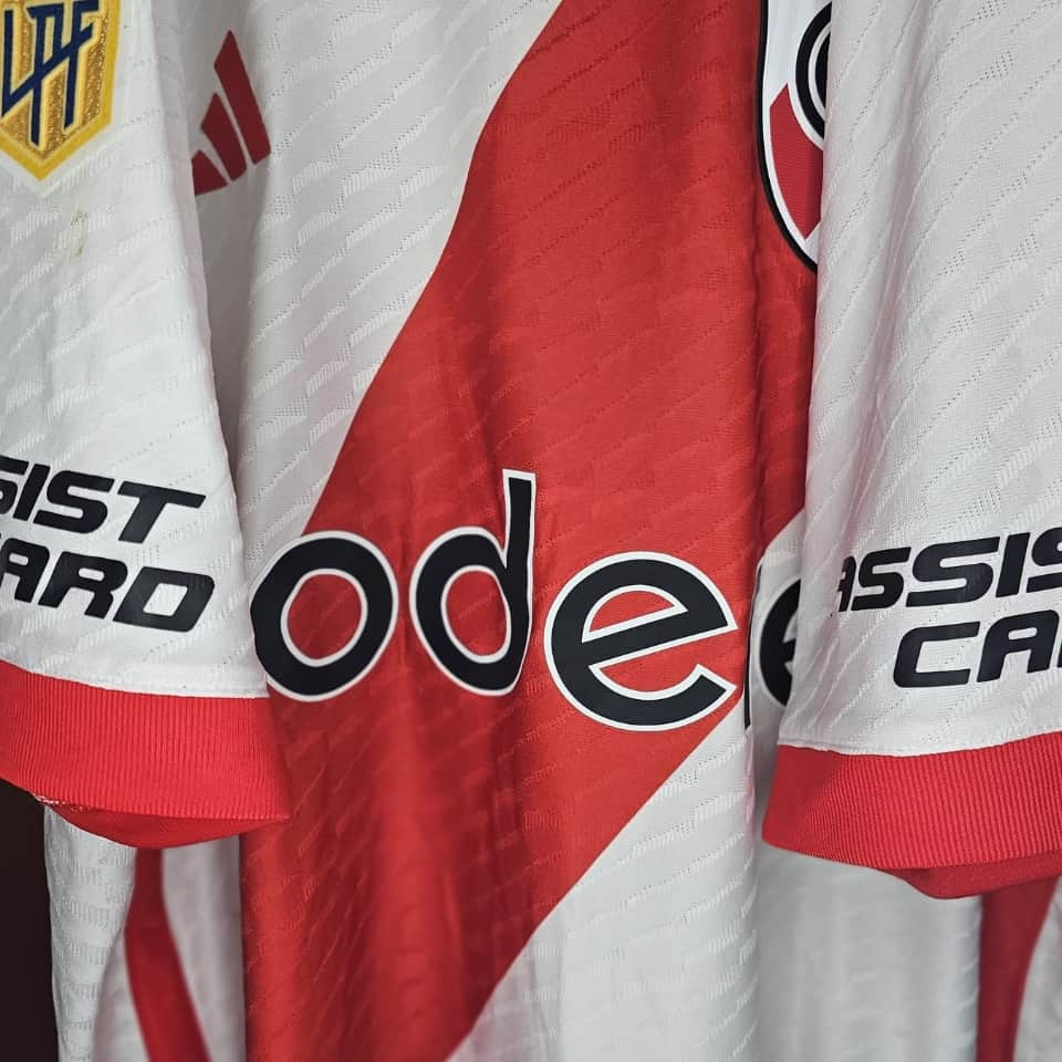 Milton Casco – River Plate – Copa de La Liga 2024 – MATCH WORN UNWASHED JERSEY - Imagen 6