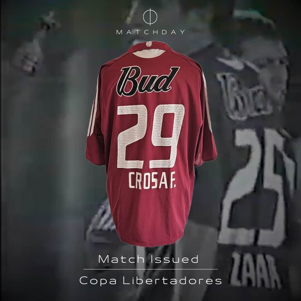 Fernando Crosa – River Plate – Copa Libertadores 2005 – Match issued jersey - Imagen 3