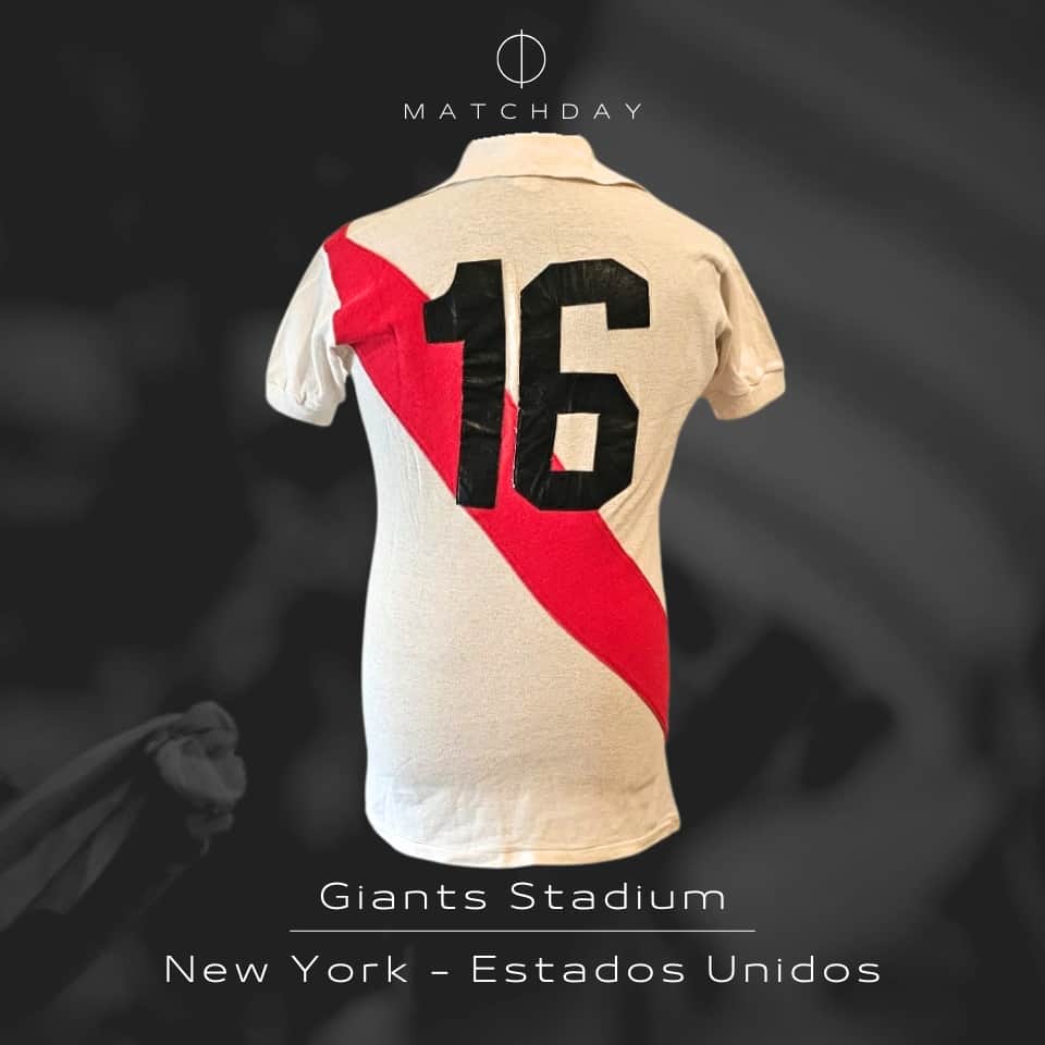 Ramón Díaz – River Plate – Friendly match 1980 – MATCH WORN JERSEY - Imagen 5