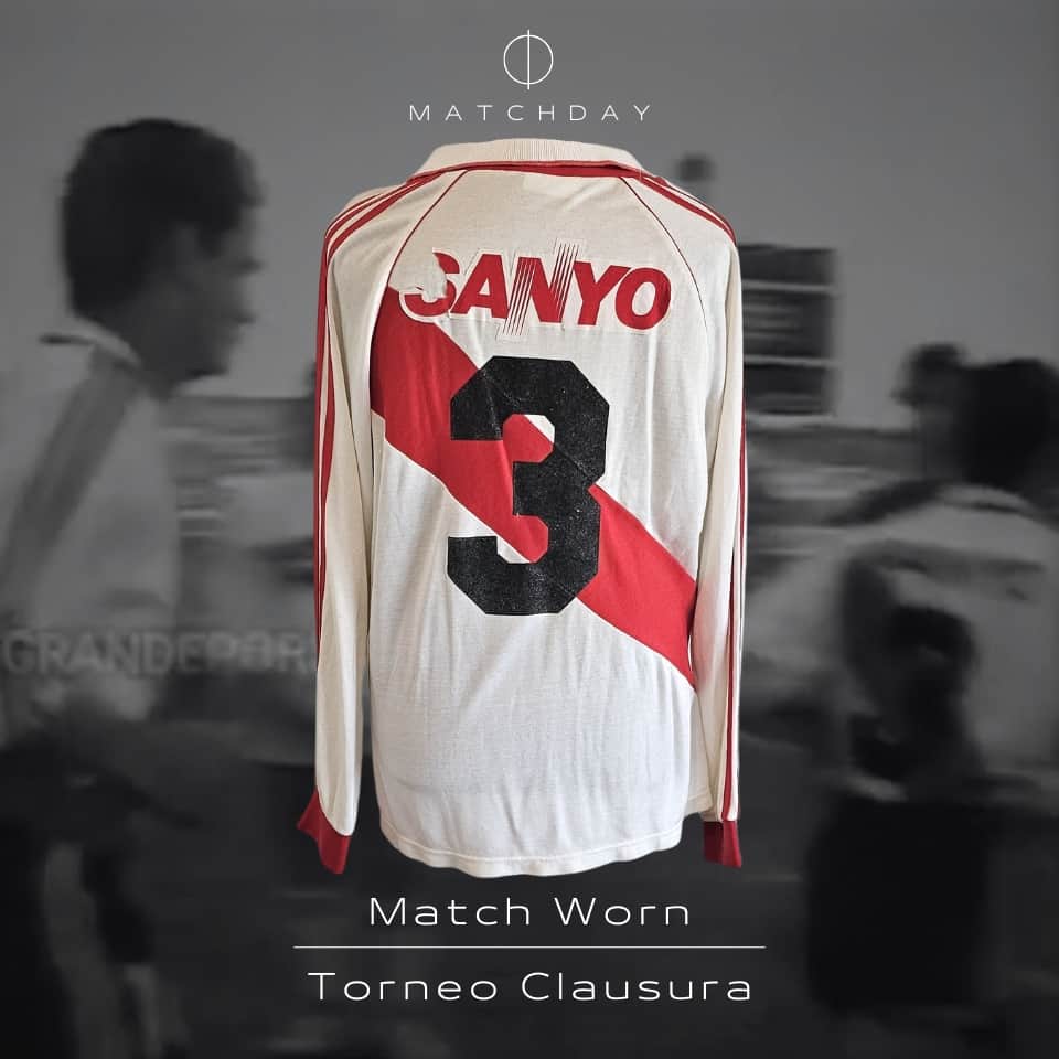 Alfonso Dominguez – River Plate – Torneo Clausura 1993 – MATCH WORN JERSEY - Imagen 3