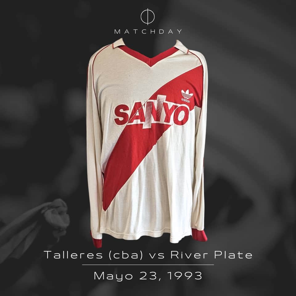 Alfonso Dominguez – River Plate – Torneo Clausura 1993 – MATCH WORN JERSEY - Imagen 4