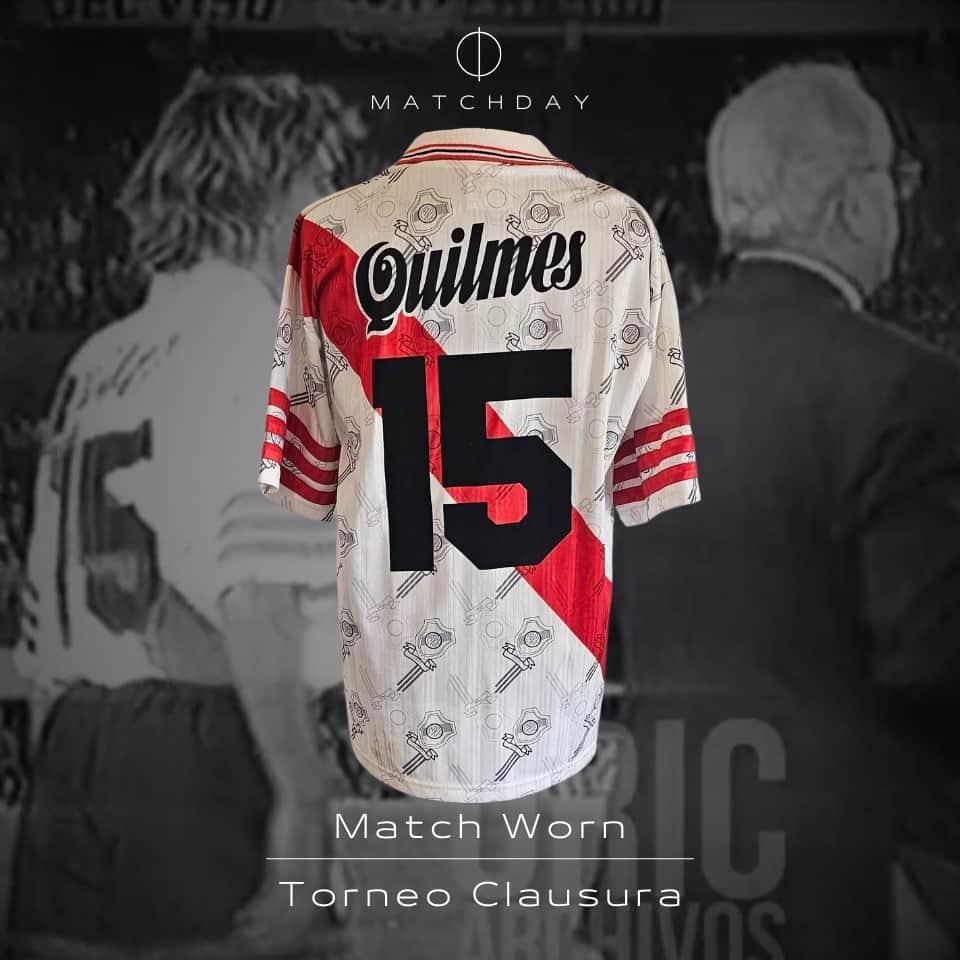 Leonel Gancedo – River Plate – Clausura 1997 – MATCH WORN JERSEY - Imagen 3