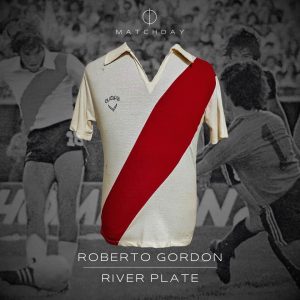 Roberto Gordon - River Plate - Campeonato Nacional 1980 - MATCH WORN JERSEY