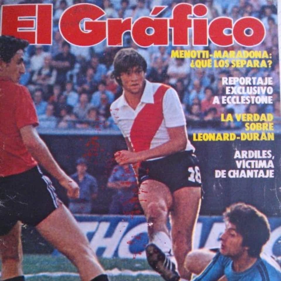 Roberto Gordon – River Plate – Campeonato Nacional 1980 – MATCH WORN JERSEY - Imagen 10