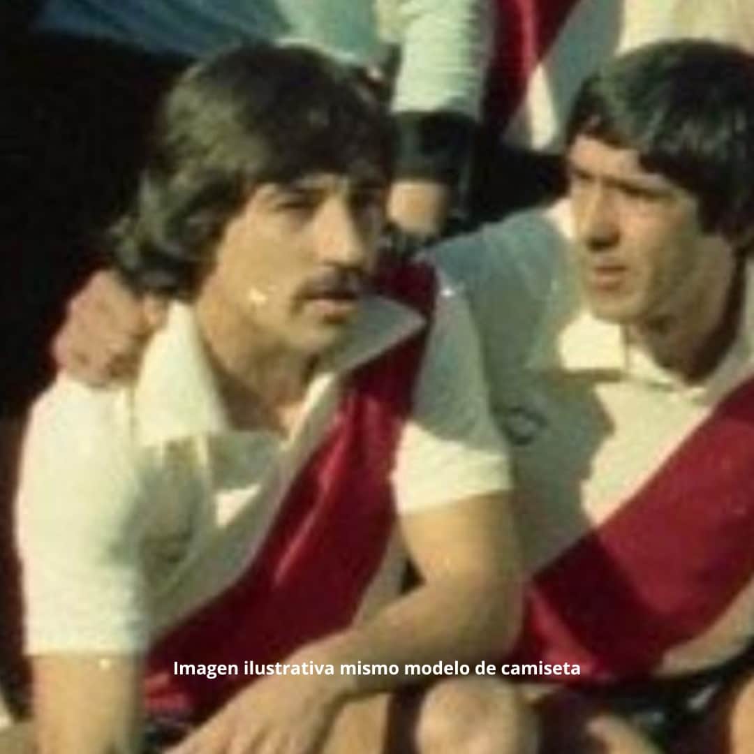 Héctor López – River Plate – Campeonato Nacional 1980 – MATCH WORN JERSEY - Imagen 8