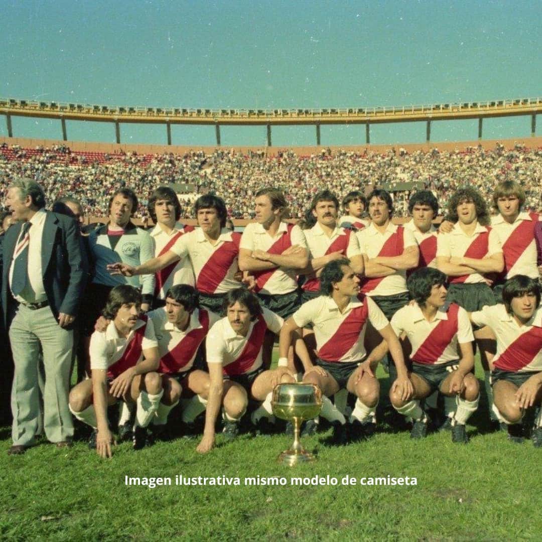 Héctor López – River Plate – Campeonato Nacional 1980 – MATCH WORN JERSEY - Imagen 9