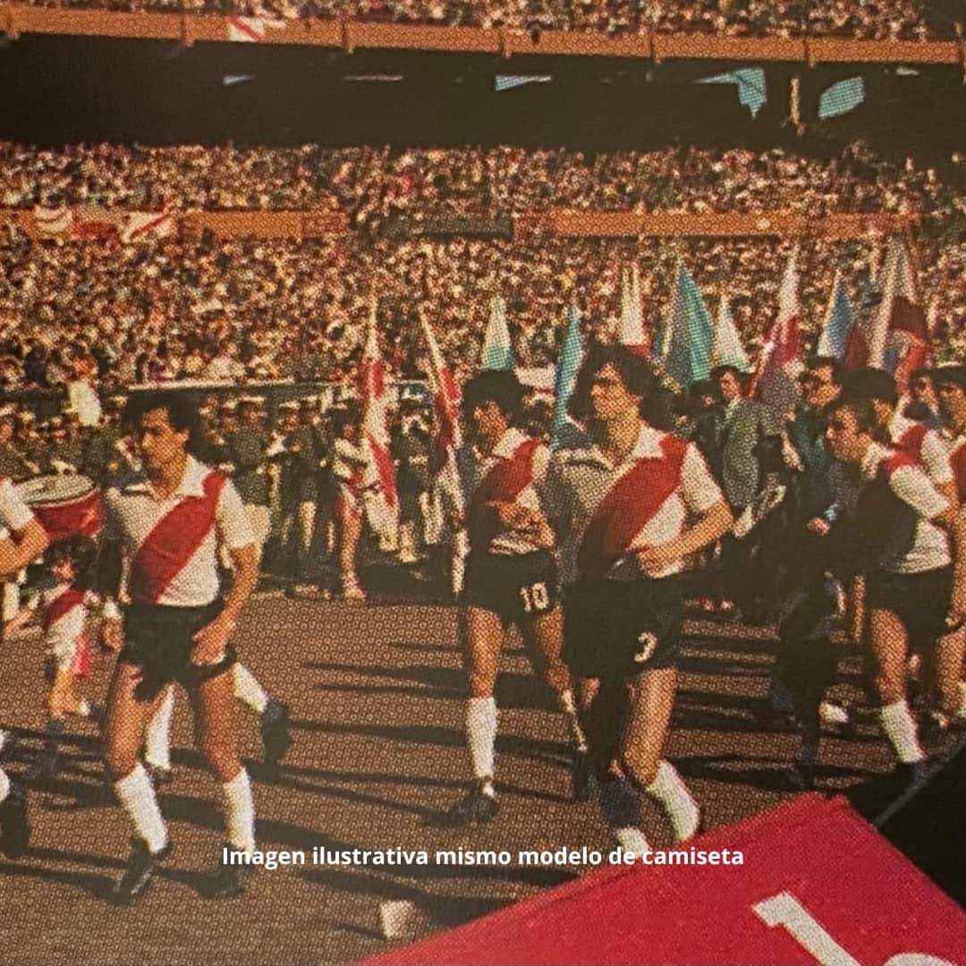 Héctor López – River Plate – Campeonato Nacional 1980 – MATCH WORN JERSEY - Imagen 10
