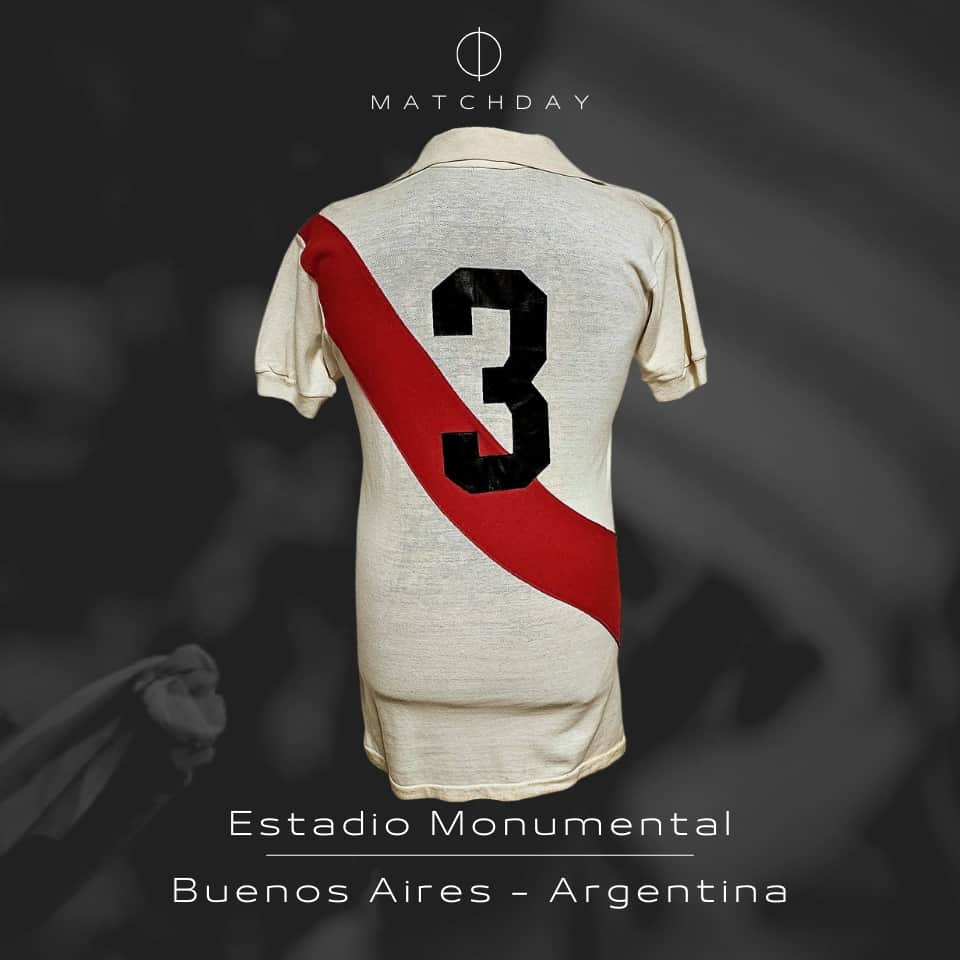Héctor López – River Plate – Campeonato Metropolitano 1975 – MATCH WORN JERSEY - Imagen 5